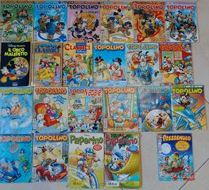 FUMETTI RARI DISNEY TOPOLINO, PAPERINO, PREZZEMOLO