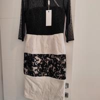 Abito elegante a tubino manica lunga tg42