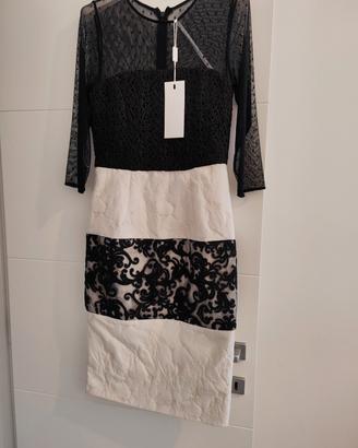 Abito elegante a tubino manica lunga tg42