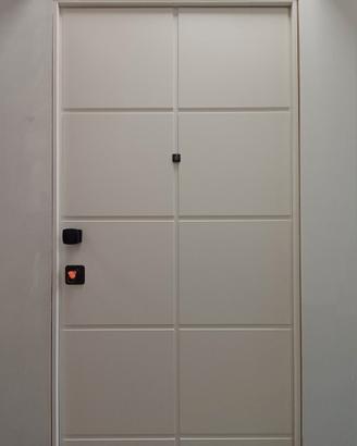 Porta blindata pantografata classe 3