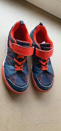Scarpe Decathlon Bambino Blu/Rosso Taglia 38