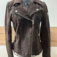 🤎 Freaky Nation Modello"Biker Princess"Vera pelle