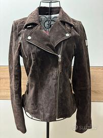 🤎 Freaky Nation Modello"Biker Princess"Vera pelle