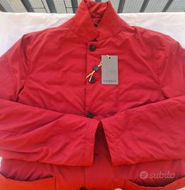 Canali Piumino Uomo Taglia 52 Rosso Nuovo
