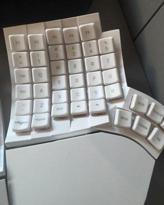 MoErgo Glove 80 Rev 2 Silent + travel case