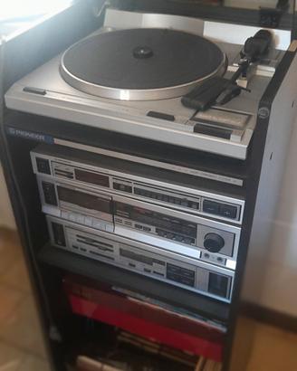 Stereo Pioneer anni 90 completo con mobile(leggi)