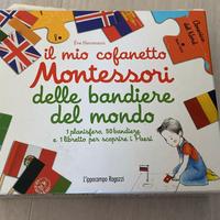 Il mio cofanetro Montessori : con 50 bandiere