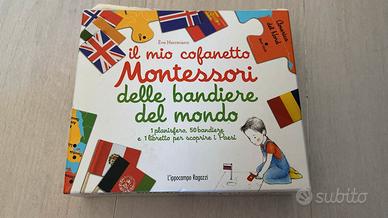 Il mio cofanetro Montessori : con 50 bandiere
