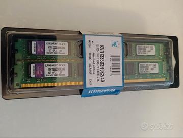 Ram ddr3 1333  kingston 4gb 10600