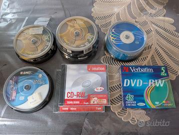 Lotto DVD-R, DVD-RW, CD-RW TDK Verbatim Emtec