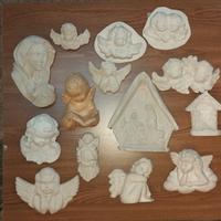 Angioletti in gesso