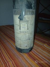 Bottiglia di barolo 1985 riserva DRY RED WINE