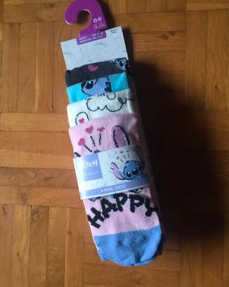 4 Paia di Calzini Disney Stitch EU 37 - 40