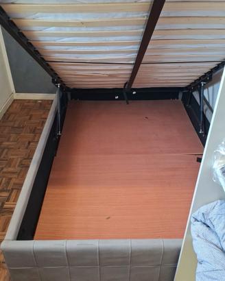 letto da pizza e mezzo con contenitore + tappeto 