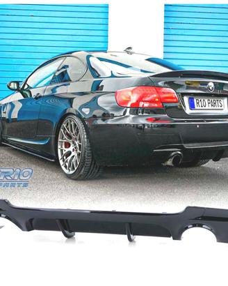 DIFFUSORE BMW E92 E93 LOOK M PERFORMANCE NERO LUCI