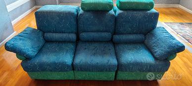 DIVANO 3 SEDUTE COLLEGABILI FISSE