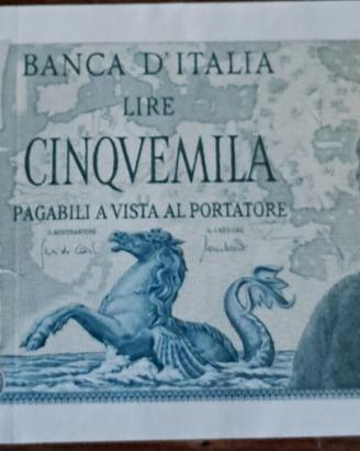 Banconota 5000 lire Cristpforo Colombo 1970