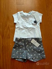 Completo Perdipiu' con short e maglietta NUOVO