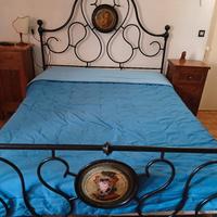 letto matrimoniale ferro battuto 