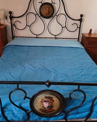 letto matrimoniale ferro battuto 