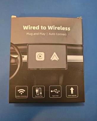 Adattatore Wireless per Android Auto e CarPlay