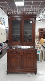 Codice: 5001 ANTICA CREDENZA A 2 CORPI COMPLETAME