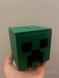 Salvadanaio Minecraft Creeper