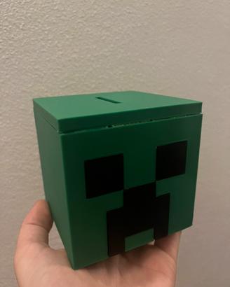 Salvadanaio Minecraft Creeper