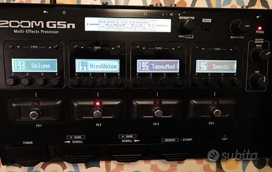 >>>>VENDUTO<<<  ZOOM G5N PEDALIERA MULTIEFFETTO 