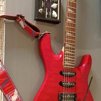 chitarra rock metal Washburn borsa e multieffetto
