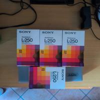 Videocassette Beta Sony L-250 65 minuti