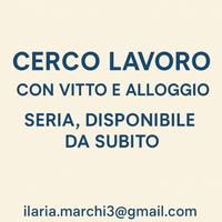 Lavoro con vitto e alloggio