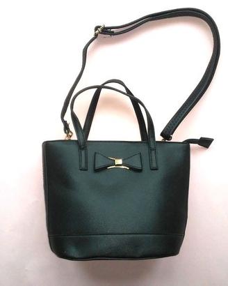 Borsa da donna a spalla con fiocco