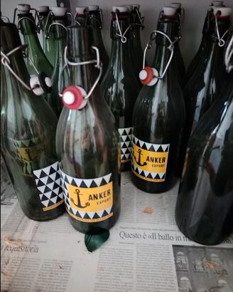 bottiglie di vetro