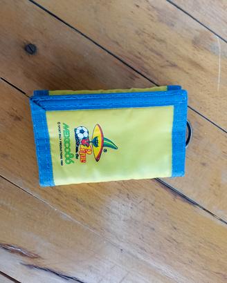 Portafoglio Vintage MEXICO 86 Mascotte Pique -