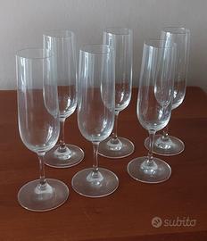 Bicchieri cristallo flute