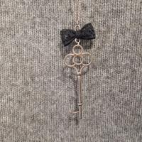 Collana "Key & Lil Bow" Handmade