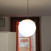lampadari a palla - coppia