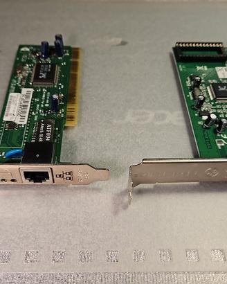 LOTTO 2 SCHEDE DI RETE PCI  GIGABIT USATE