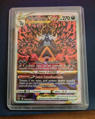 carta Pokemon samurott di hisui v astro zenit 
