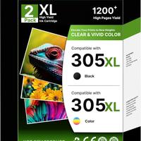 2 confezioni di Cartucce per stampanti HP 305XL