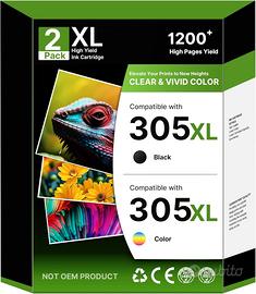 2 confezioni di Cartucce per stampanti HP 305XL