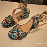 Scarpe zeppa floreale Anna Field taglia 40