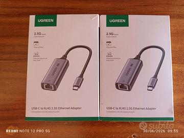 Adattatore Ethernet UGREEN USB-C 2.5G