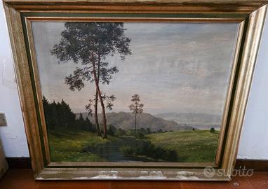 Quadro antico olio Germania anni 40