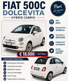 Fiat 500 Cabrio  1.0  Dolcevita Hybrid