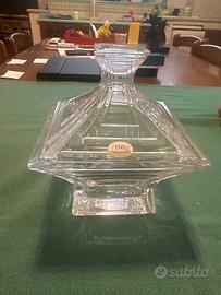 Ciotola con coperchio in cristallo