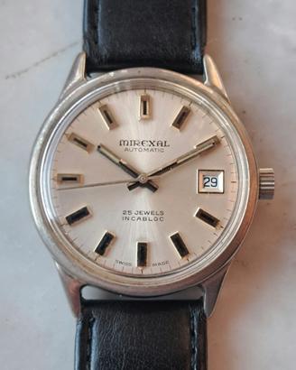 Mirexal automatic 25rubini incabloc swiss