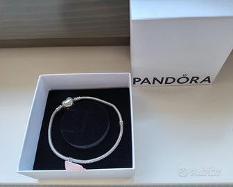Bracciale Pandora cuore argento 925 