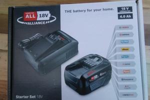 Starter Set 18V (1 batteria al litio da 4,0 Ah; 1